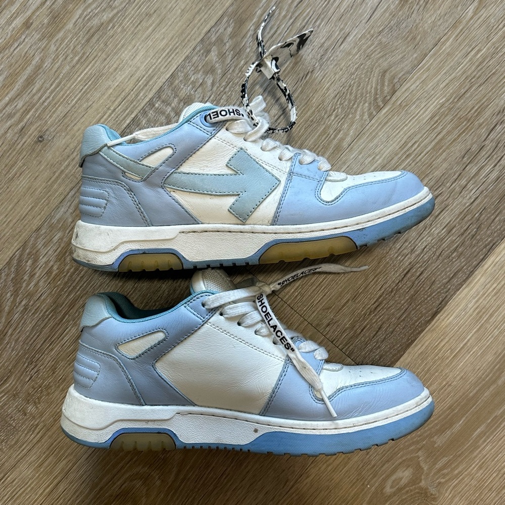 OFF WHITE OUT OF OFFICE WHITE & LIGHT BLUE SNEAKER - Picture 5 of 7